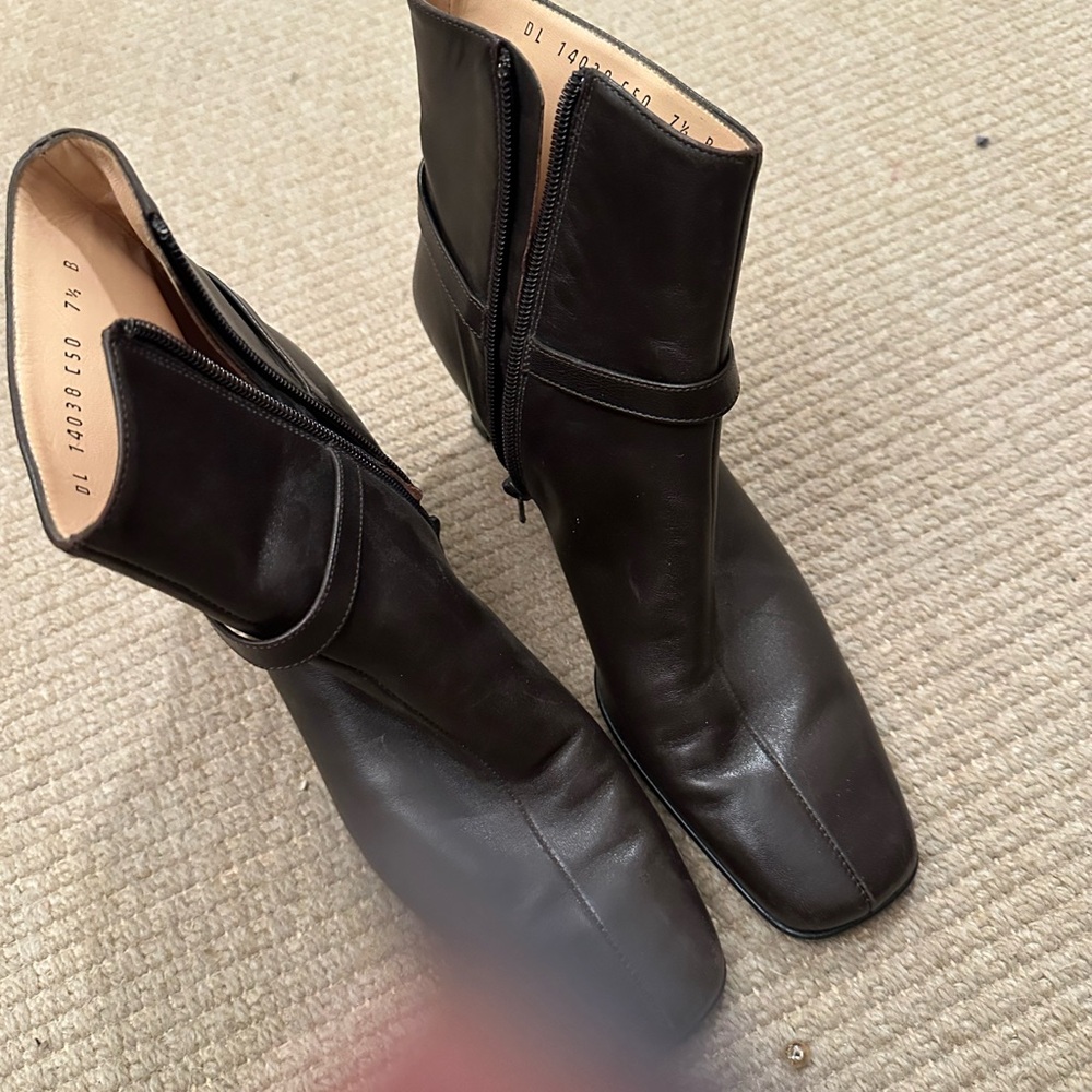 Salvatore Ferragamo brown boots